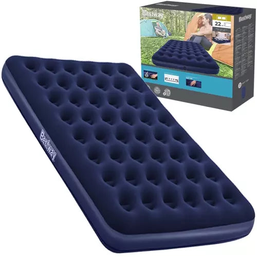 Saltea gonflabila, Bestway, dubla, 203x152x22 cm, albastra