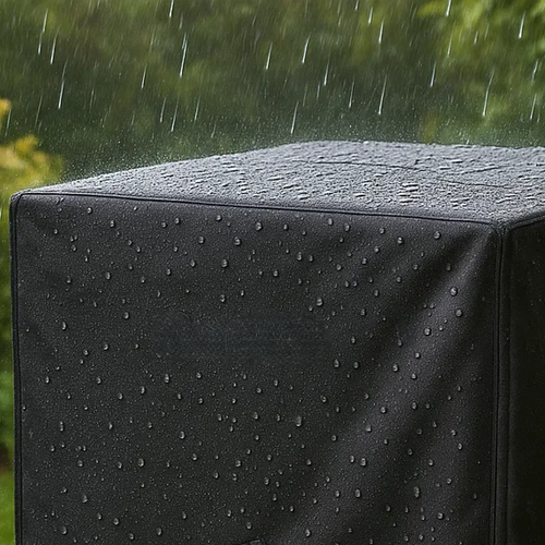 Husa pentru rezervor de apa cu capacitate 1000 l, Zola, din poliester, rezistenta la umiditate, praf si radiatii UV, 116 x 100 x 120 cm, negru