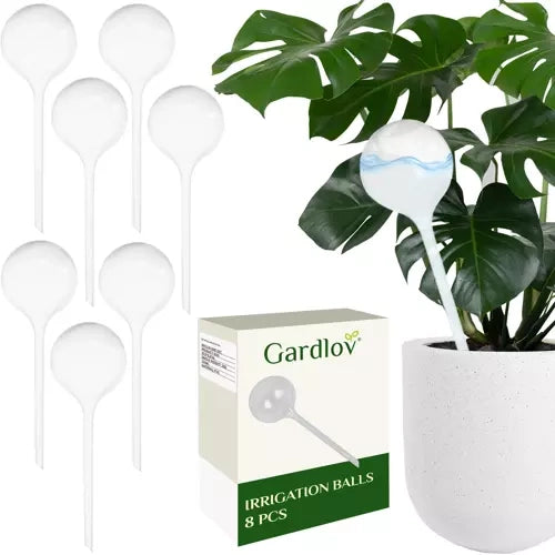 Set irigatorare automata pentru plante si flori in ghiveci, Zola®, 8 bile x 280 ml, transparente
