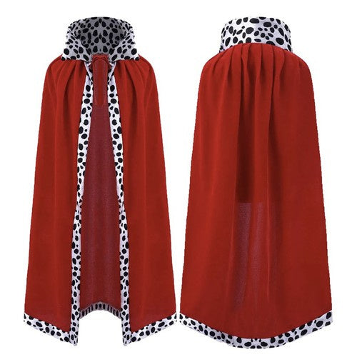 Set costum print/rege, Zola, 3 piese, pelerina, sceptrul si coroana, ideal pentru serbare,carnaval