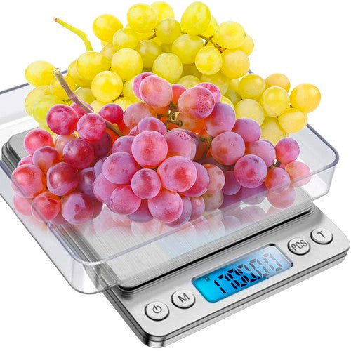Cantar bucatarie de precizie 0.1g, Zola®, electronic cu functie de numarare, Tara, suport de cantarire detasabil, auto-off, 2000x0,1g