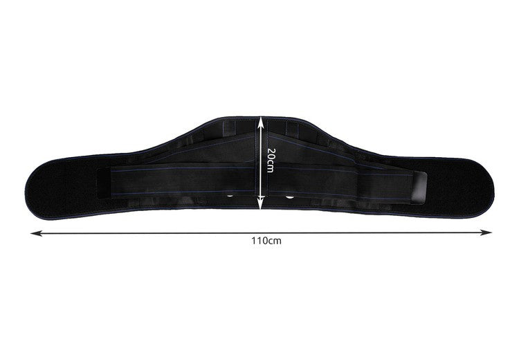 Centura lombara magnetica, Zola, 24 de magneti, 110 cm, neagra