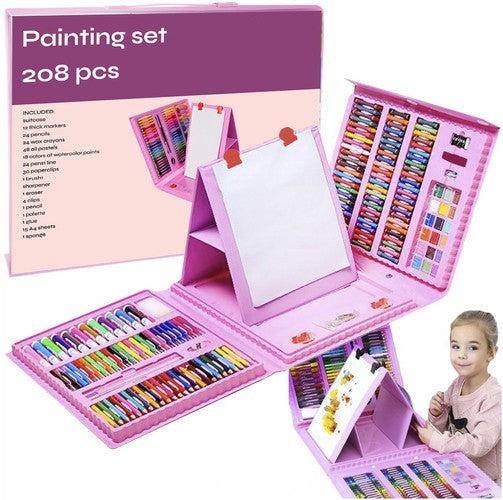 Set pictat si desen, Zola®, gentuta de depozitare, 208 piese, 41x103x28cm