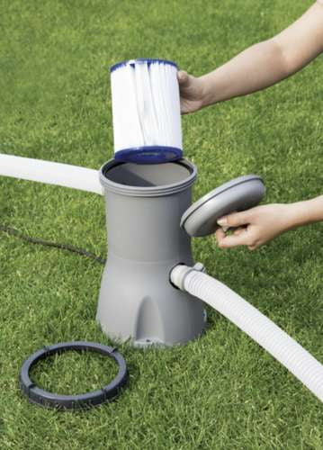 Pompa curatare piscina cu filtru inclus, Bestway, FLOWCLEAR, 2006 l/h, 530 gal