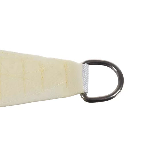 Prelata/copertina impermeabila pentru soare, Zola®, patrata, crem, cu agatatoare, densitate 180 g/mp, dimnesiune 3.6x3.6 m
