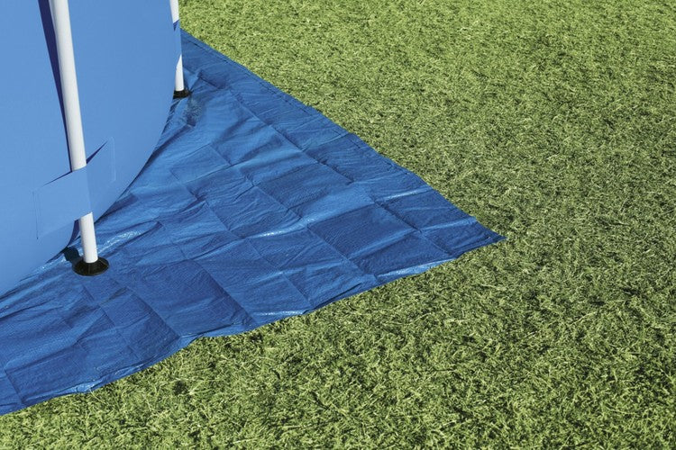Prelata protectie baza piscina, Zola®, pentru piscine cu diametru de maxim 305 cm, albastra