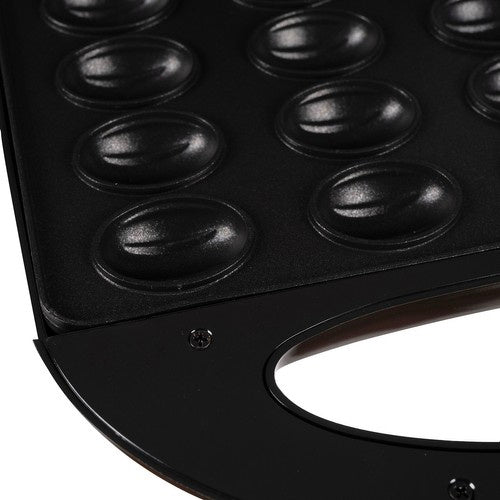 Aparat pentru preparat coji de nuci, Zola,  placi neaderente, 1600W, indicator luminos, 24 forme, 26 x 32 x 9 cm