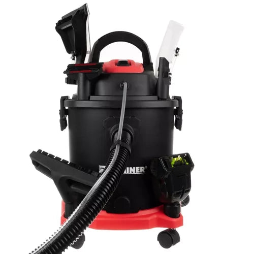 Aspirator cu functie de spalare, aspirare si suflare, Zola, utilizare umed si uscat, putere 1600 W, filtru HEPA si burete, 2 rezervoare apa curata si murdara,  capacitate 20 l, rezervor de detergent 3