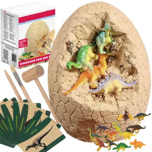 Set educativ de arheologie, Zola, Ou fosila cu 12 dinozauri, 2 surpize, ipsos