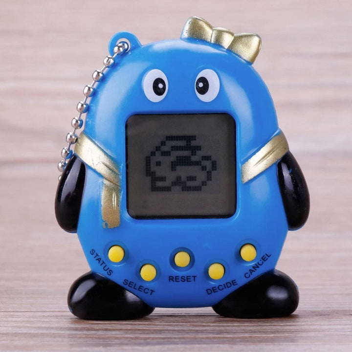 Joc interactiv pentru copii, Zola®, Tamagotchi, animalut , "Alegeti un animal de companie si cresteti-l",5x5 cm, albastru
