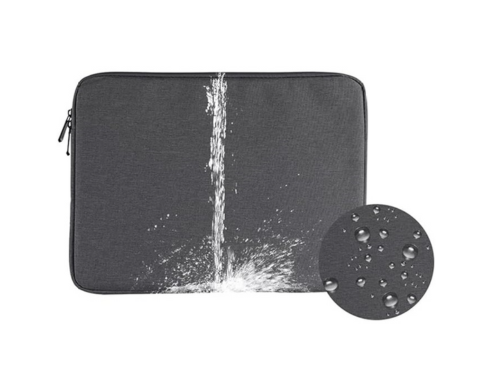 Husa pentru depozitarea laptopului, Zola®, 38x28 cm, gri cu fermoar