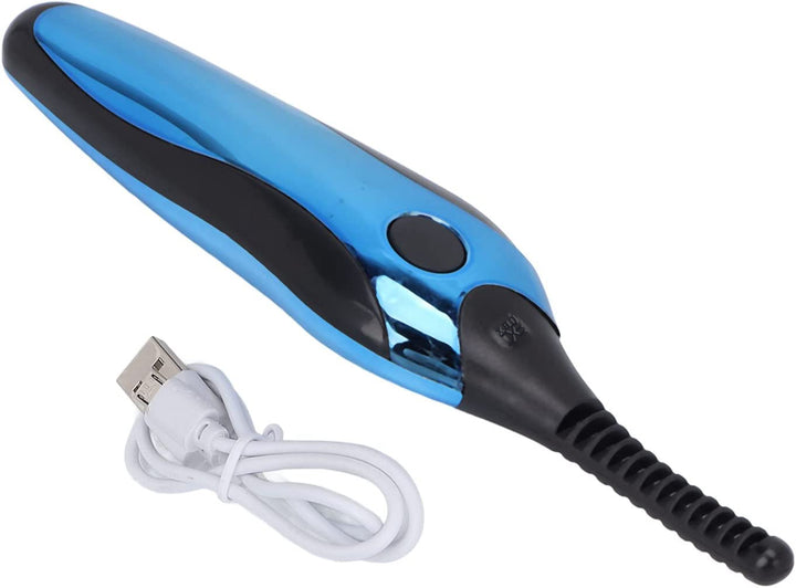 Ondulator electric pentru gene, Zola®, functie de incalzire, reincarcabil,  3 trepte 65°C, 75°C, 85°C, microUSB, albastru