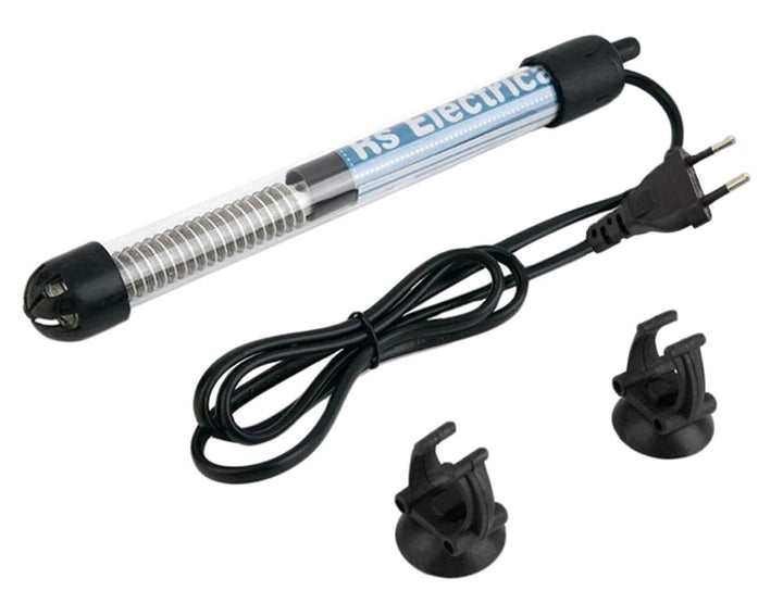 Incalzitor de acvariu cu termostat, Zola, 230V, 25W, interval de temperatura reglabil intre 20 si 34 grade, dimensiune maxima acvariu 25L, lungime 20 cm