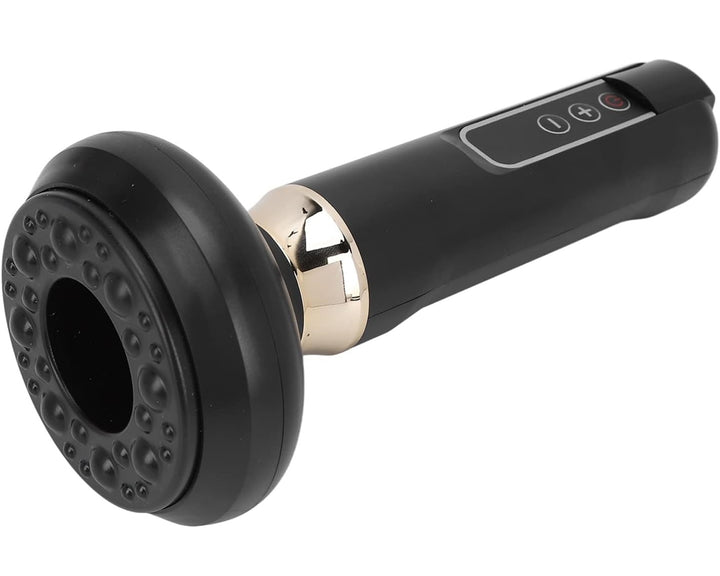 Aparat pentru masaj anticelulitic tip ventuza, Zola, pentru spate si picioare, caldura cu infrarosu, efect vaccum, 12 viteze, utilizare cu fir, 18.5x9 cm, negru