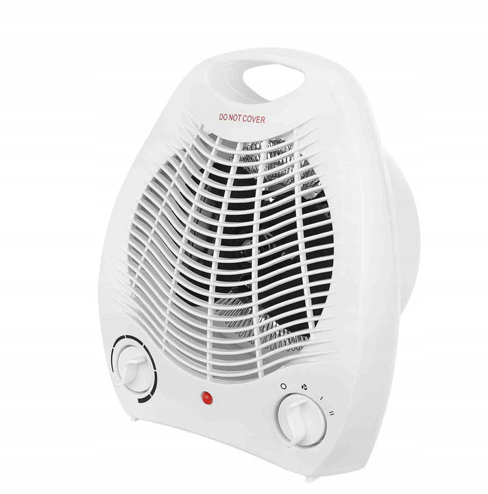 Aeroterma ideala pentru birou, Zola®, alba, din plastic, 2000 W, 2 nivele de putere si 6 nivele de intensitate, tensiune 230V