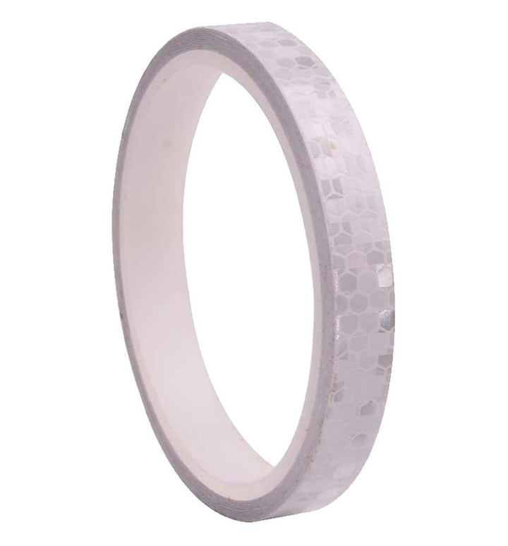 Banda reflectorizanta pentru biciclete, motociclete, masini, Zola®, autocolanta, lungime, 8m, impemeabila, argintie