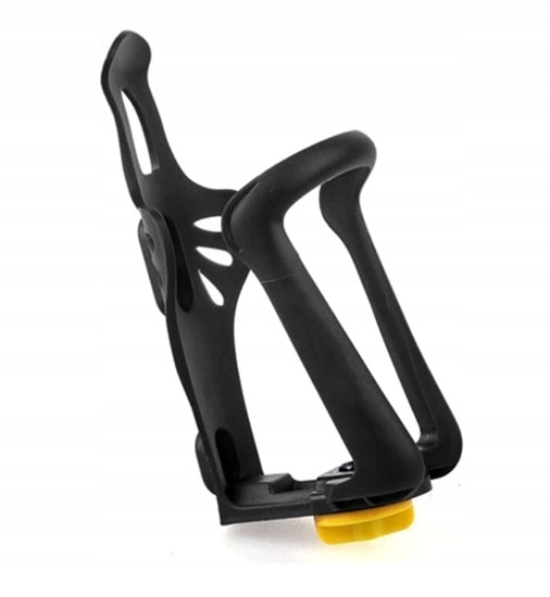 Suport reglabil bidon bicicleta, Zola, plastic rezistent, negru