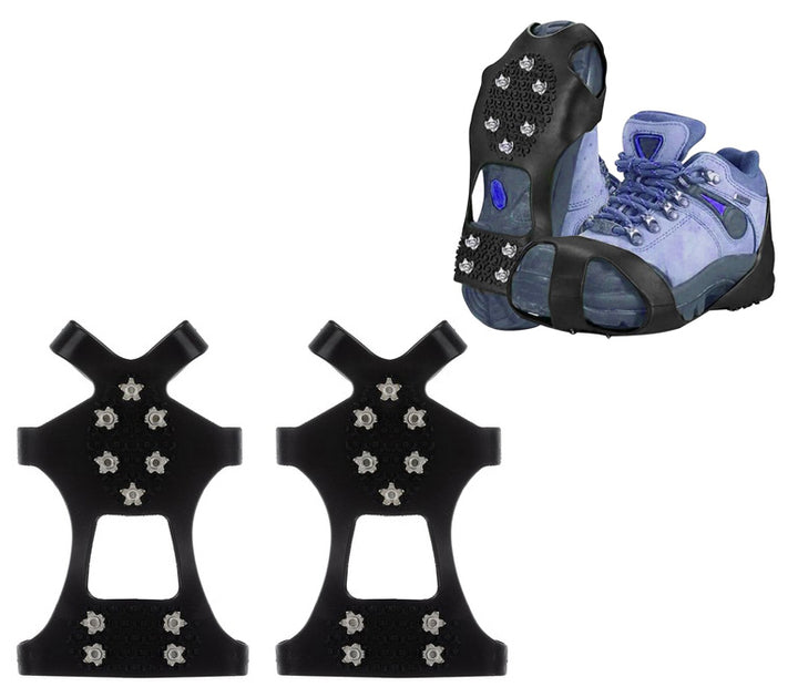 Crampoane anti-alunecare gheata si zapada , Zola®, tinte metalice, L, marimea 40-44