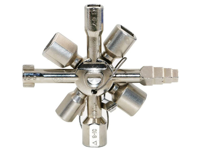 Cheie universala, Zola®, pentru cutii de gaz, cutii electrice, controlere, calorifere, fereste, usi, din otel, argintie