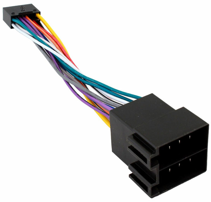 Conector auto,  Zola®, ISO 2 DIN, 14 pini, 2.2x1 cm, negru, din plastic