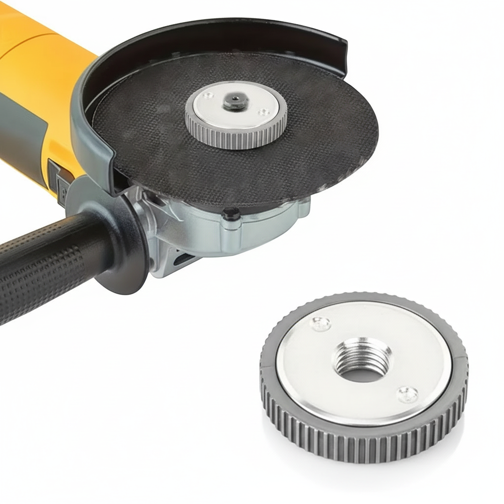 Adaptor M14 pentru polizor unghiular, Zola, autoblocare, universala, otel, 5 x 1.3 cm, argintiu