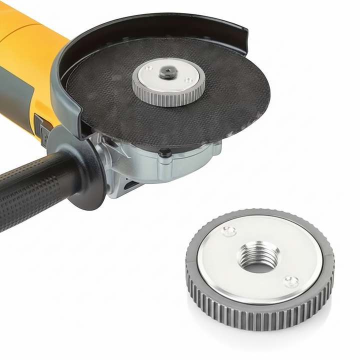 Adaptor M14 pentru polizor unghiular, Zola, autoblocare, universala, otel, 5 x 1.3 cm, argintiu