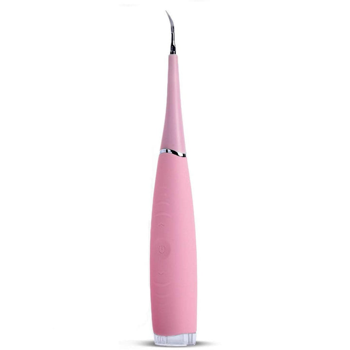 Dispozitiv electric pentru indepartarea depunerilor de tartru, UBX, IPX6, albeste usor, USB, anti-alunecare, 19.5 cm, roz