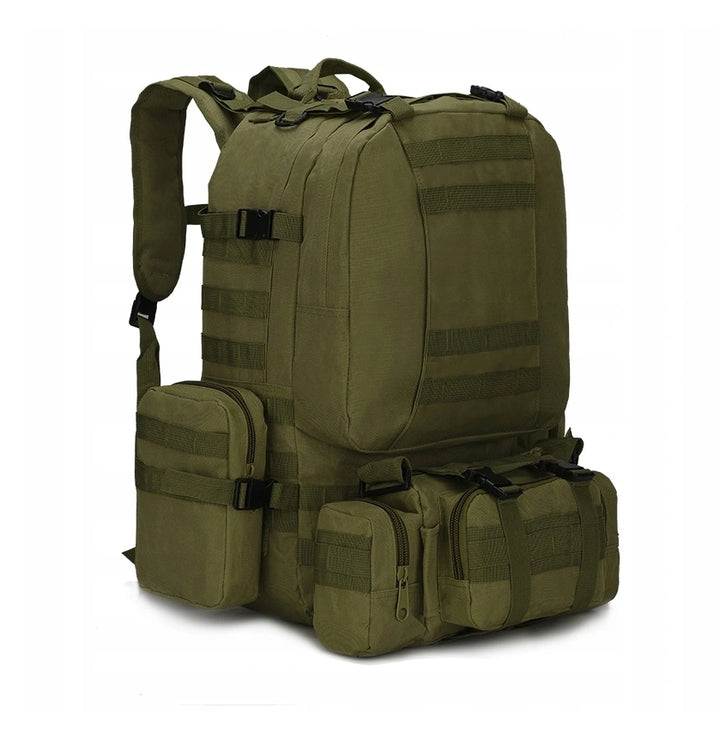 Ghiozdan/ Rucsac militar, Zola®, bretele reglabile, capacitate 60 L, kaki