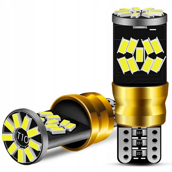 Bec led Canbus, Zola, W5W T10, 27 LED-uri, 12/24 V, 6000 K, flux luminos 360°
