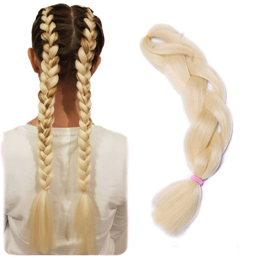 Extensie de par sintetic pentru impretituri, Zola®, blonde, 60 cm