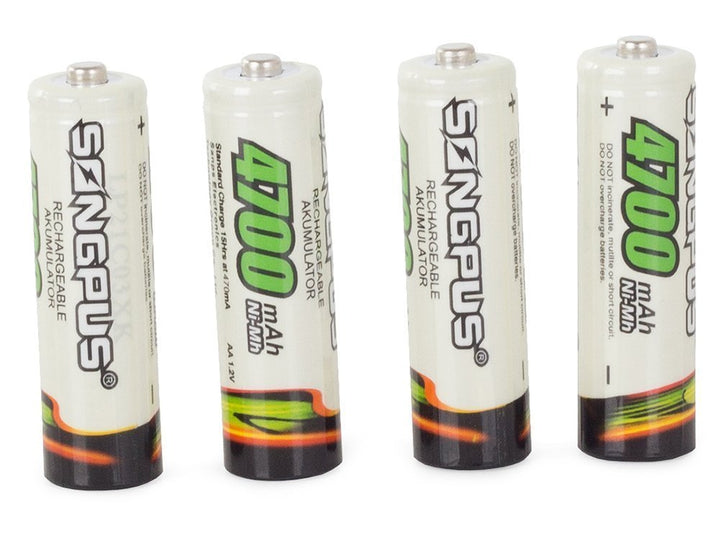Set acumulatori AA (R6), 4700mAh, Ni-MH, 4 buc