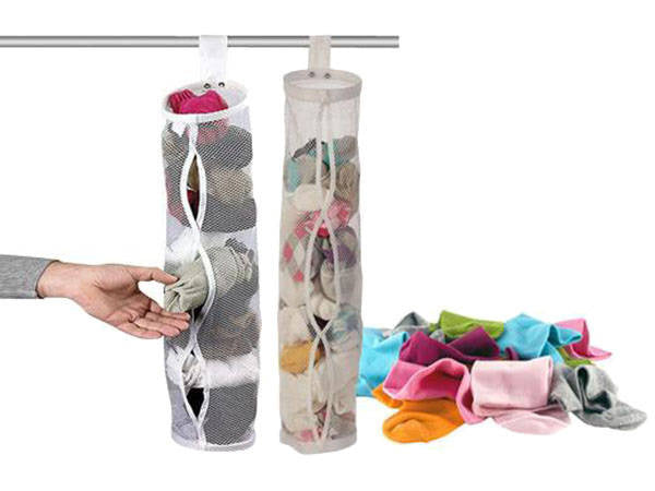 Organizator pentru sosete, Zola®, alb, 53x20 cm