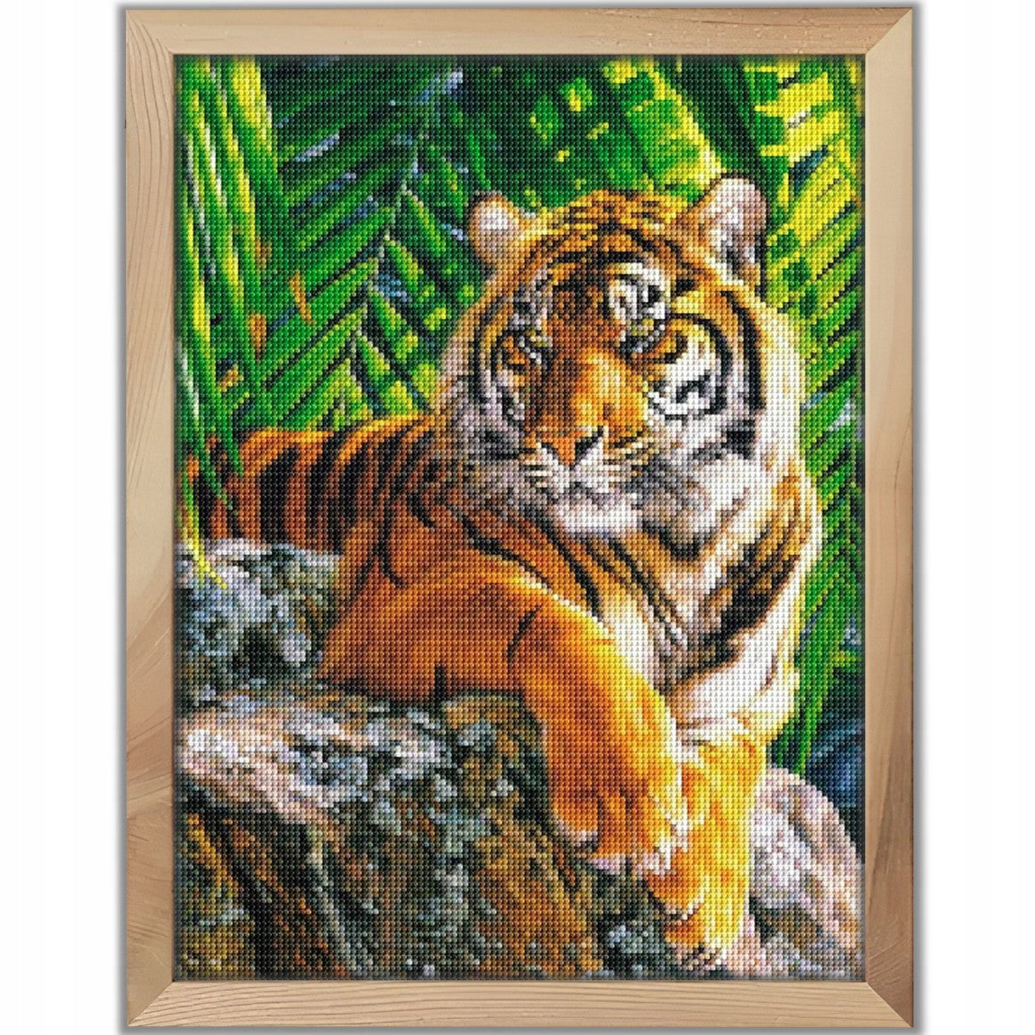 Rama foto pentru goblen mozaic cu diamante, Zola, dimensiuni interioare 30.5 x 40.5 cm, exterioare 32.8 x 42.6 cm, pentru tablourib si fotografii, placa HDF, plexiglas plastic