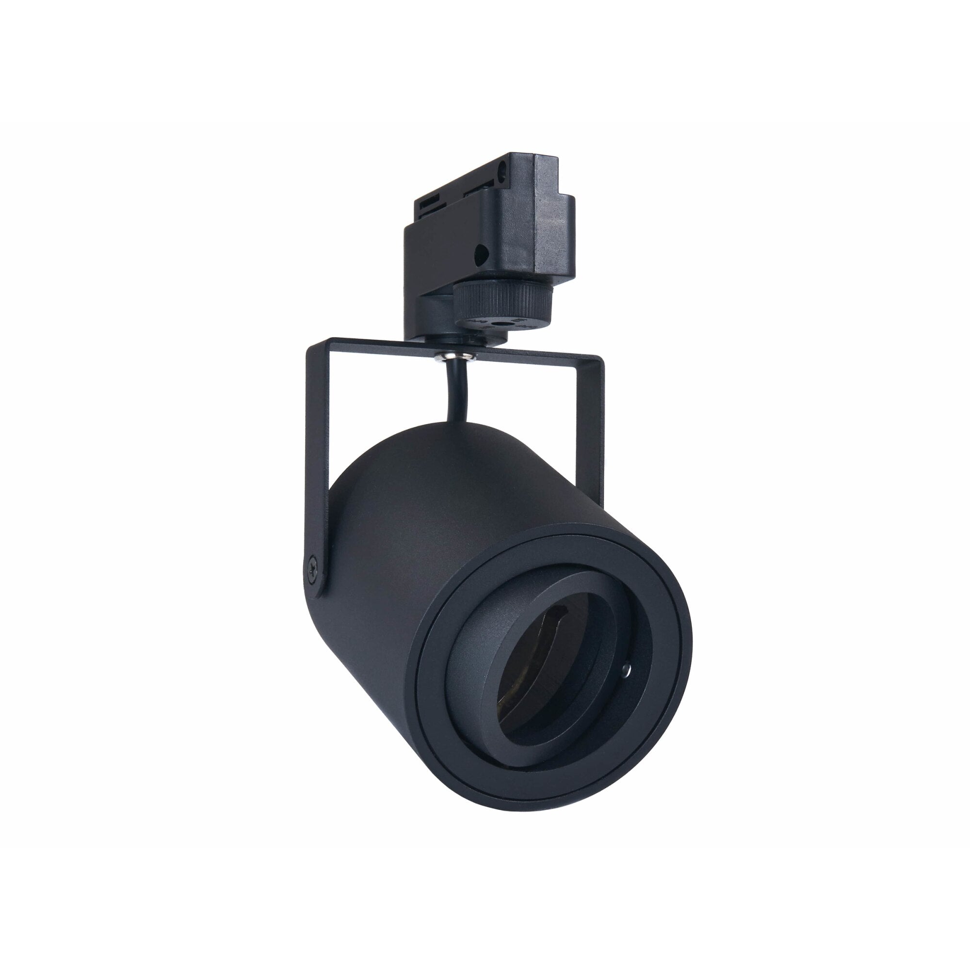 Spot pentru sistem pe sina ZSM, Zola®, halogen, GU10, 35 W, dimensiuni tub φ80x84, negru