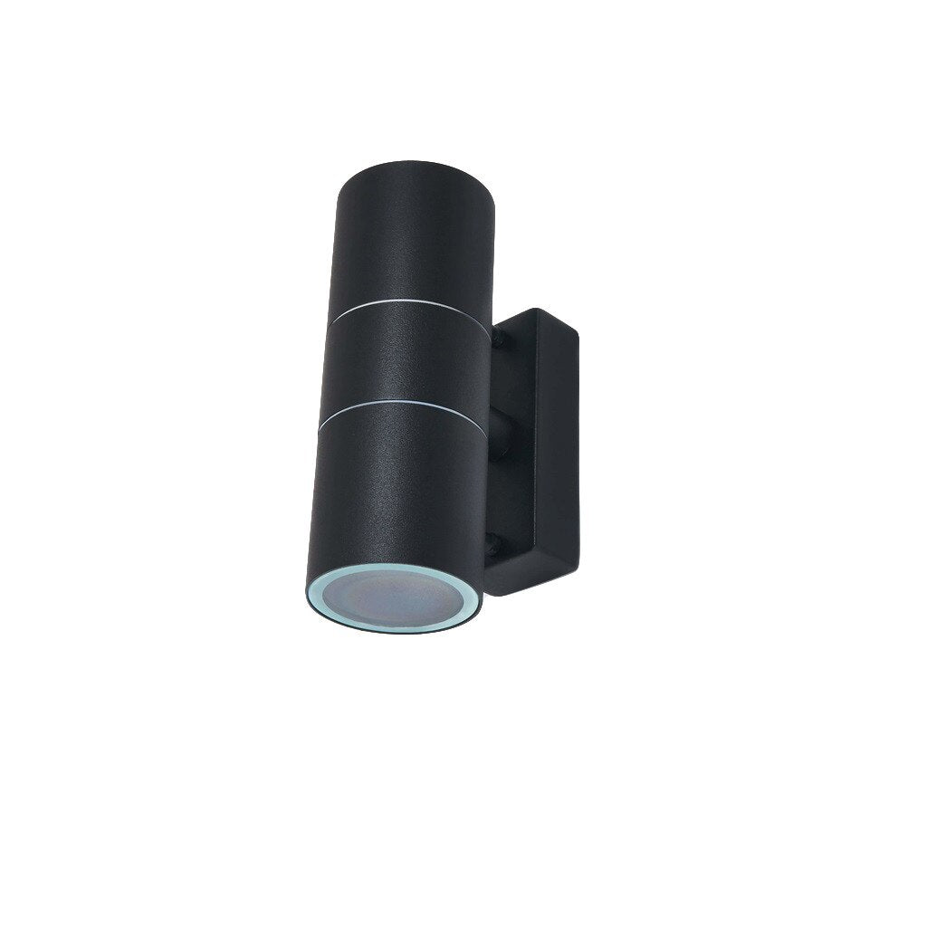 Aplica de perete bidirectionala pentru exterior, Zola®, 2 x GU10, 220-240 V, IP44, 16x6x9cm, neagra