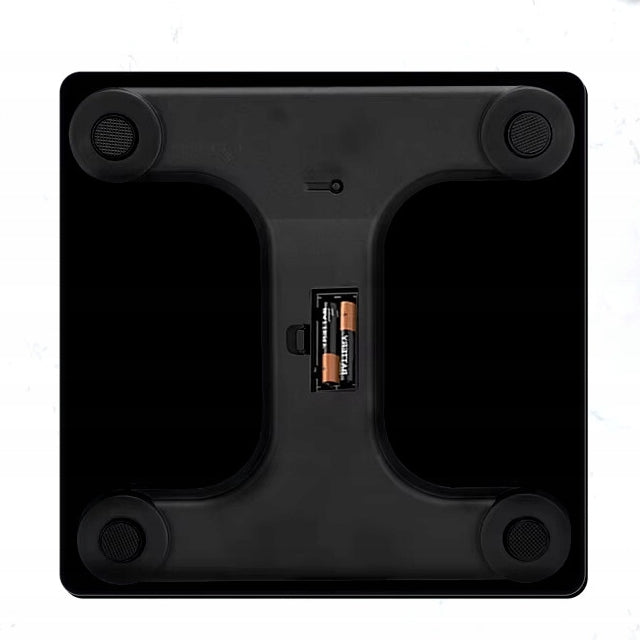 Cantar inteligent digital cu bluetooth, Zola, analiza completa a compozitiei corporale, aplicatie Android/iOS, 180 kg, negru, cu afisaj LED si memorie pentru 8 utilizatori