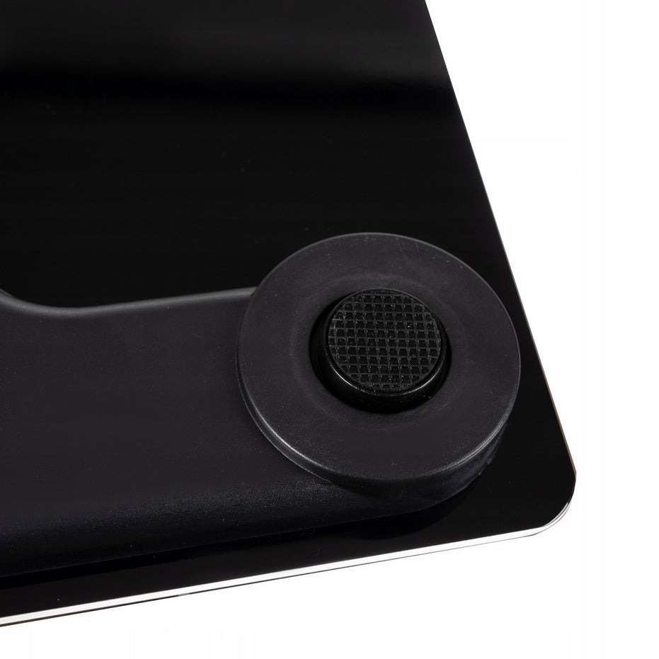 Cantar inteligent digital cu bluetooth, Zola, analiza completa a compozitiei corporale, aplicatie Android/iOS, 180 kg, negru, cu afisaj LED si memorie pentru 8 utilizatori