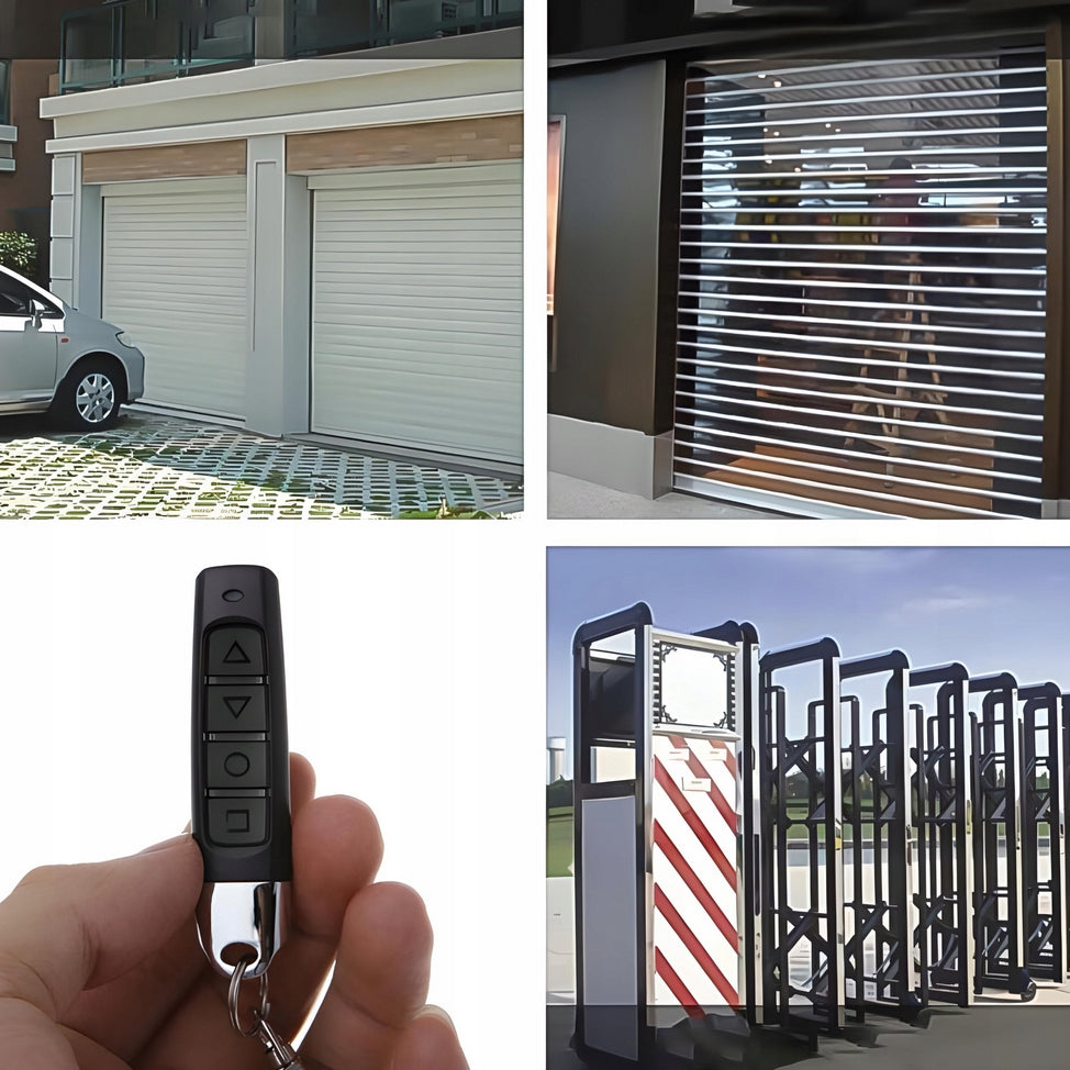 Telecomanda auto-copiere, Zola, cod fix 433 MHz, 4 canale, 4 butoane, din plastic, raza de actiune 50-100 m, 68x16.3x14.9 mm, neagra